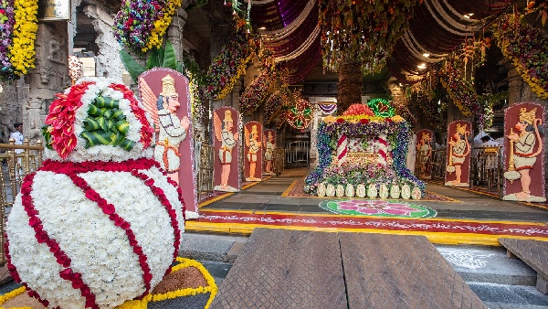 A grand Ugadi celebration was held at the Tirumala Srivari Temple A grand Ugadi celebration was held at the Tirumala Srivari Temple