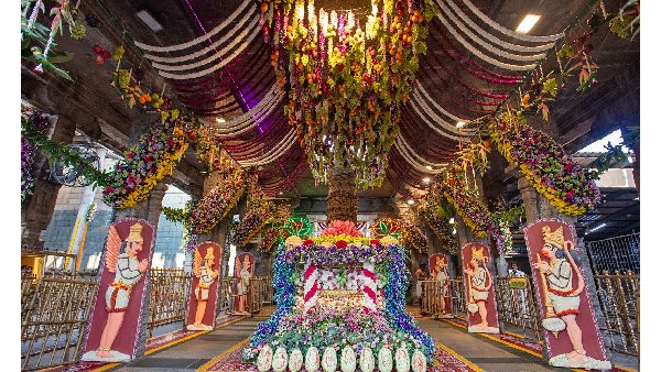A grand Ugadi celebration was held at the Tirumala Srivari Temple A grand Ugadi celebration was held at the Tirumala Srivari Temple