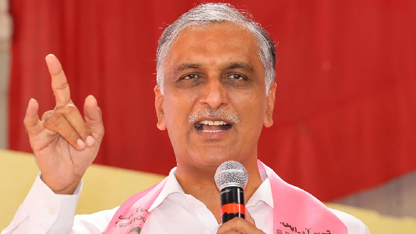 Harish Rao hits out at congress bjp in siddipet election campaign