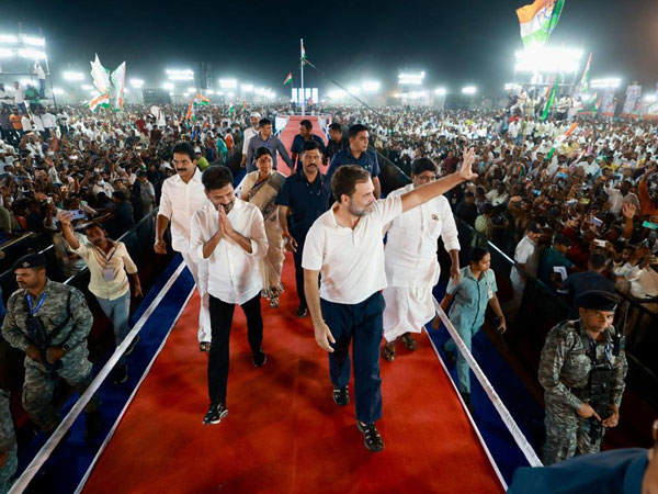 Rahul Gandhi happy Tweet on Tukkuguda Jana Jatara Sabha Rahul Gandhi happy Tweet on Tukkuguda Jana Jatara Sabha