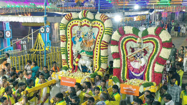 Five days of Krodhinama Ugadi Mahotsavam in Srisailam temple Arrangements in view of summer