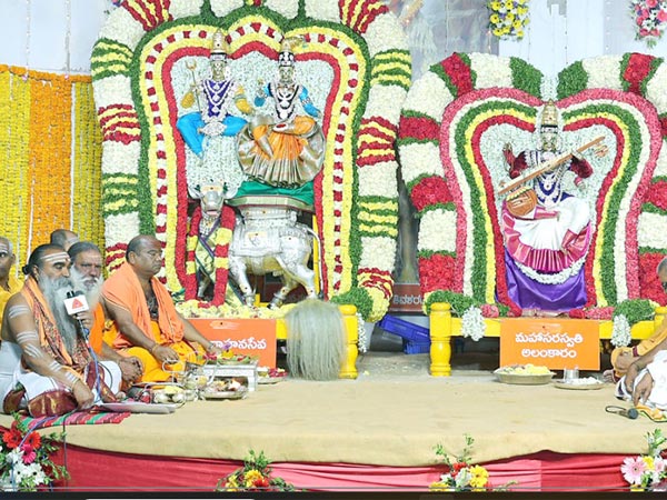 Five days of Krodhinama Ugadi Mahotsavam in Srisailam temple Arrangements in view of summer