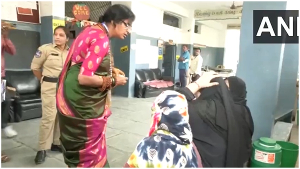 BJP candidate Madhavi Lata s video has gone viral on social media BJP candidate Madhavi Lata s video has gone viral on social media
