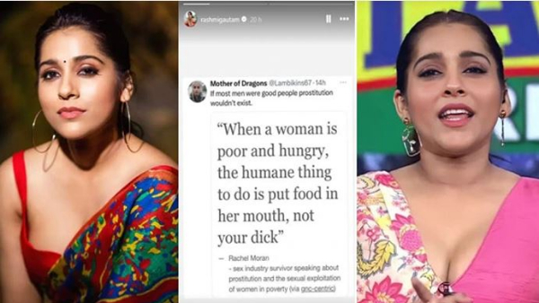 Anchor Rashmi comments on adultery