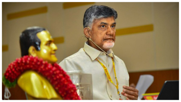Chandra Babu alerts part candidates over last hours of campaign and Poll management