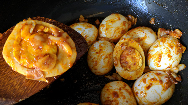 The polling staff will be fed egg curry sambar and curd