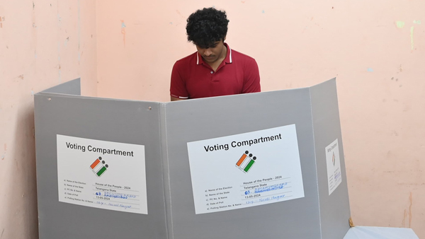 KCR grand son young voter Himanshu voted for the first time spoke very well with maturity