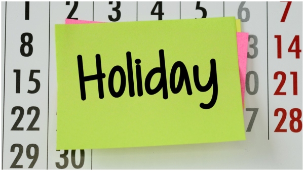 The state government has declared a holiday on May 13 and June 4 The state government has declared a holiday on May 13 and June 4