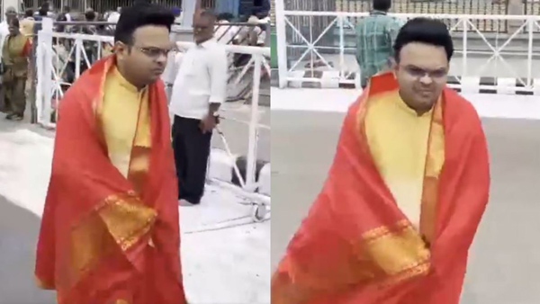 BCCI Secretary Jay Shah visited Tirumala Sri Venkateswara Temple in Andhra Pradesh