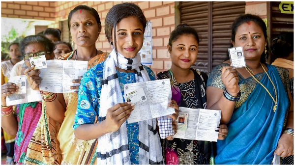 Women and old age voters are voting hugely in Rural area 40 26 polling percentage records Women and old age voters are voting hugely in Rural area 40 26 polling percentage records