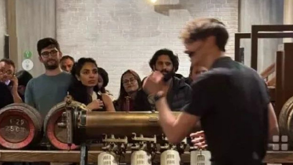 Naga Chaitanya who once again appeared together with Sobhita