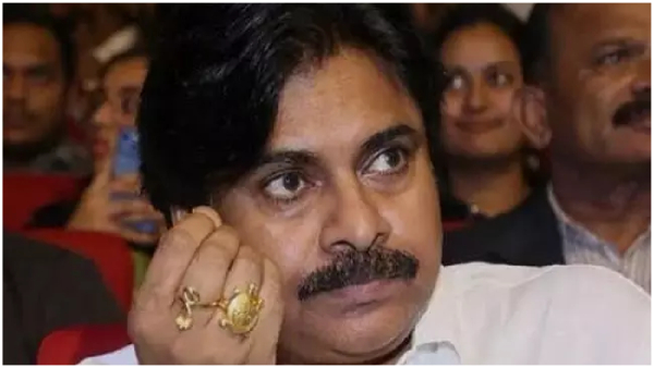 janasena chief pawan klayan hand symboloze two rings