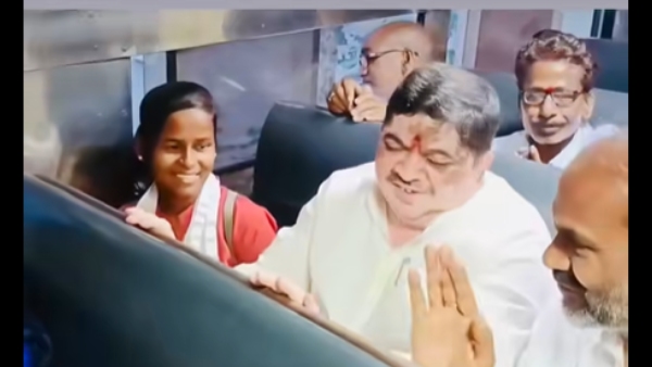 Minister Ponnam Prabhakar traveled by RTC bus Talked to women