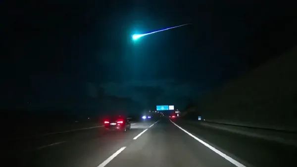 A big meteorite crossing the Portugal and Spain sky video goes viral