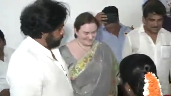 Pithapuram assembly election 2024 Janasena Chief Pawan Kalyan cast his vote Pithapuram assembly election 2024 Janasena Chief Pawan Kalyan cast his vote