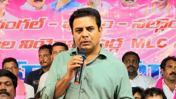 KTR slams revanth reddy govt for farmers issues