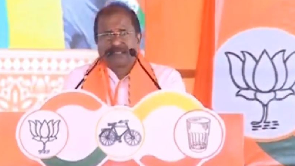 Senior BJP senior leader Somu Veerraju criticized Chandrababu Naidu in presence of PM Modi