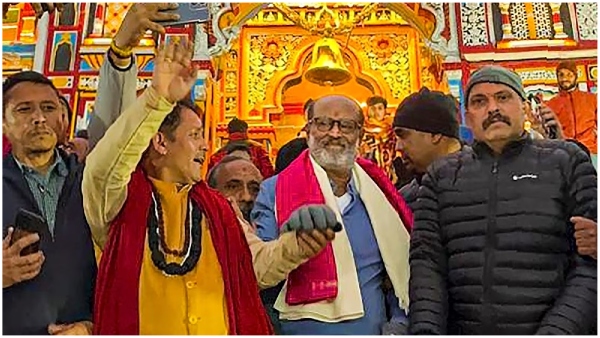 Rajinikanth arrived Uttarakhand to visit Badrinath and Kedarnath