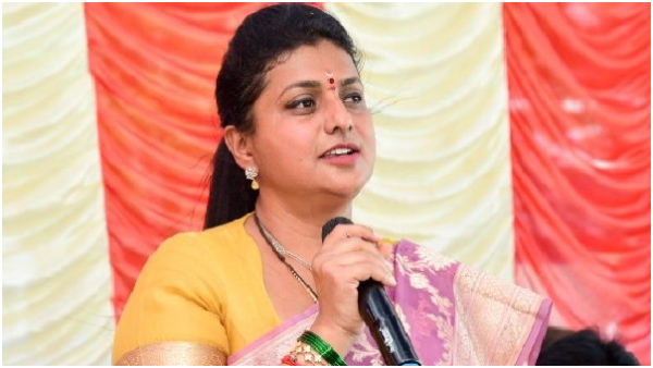 Minister roja Fire on YSRCP rebels in Nagari compared them with pigs