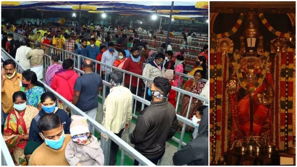 Heavy devotees rush in Tirumala waiting time for darshan touches 40 hours