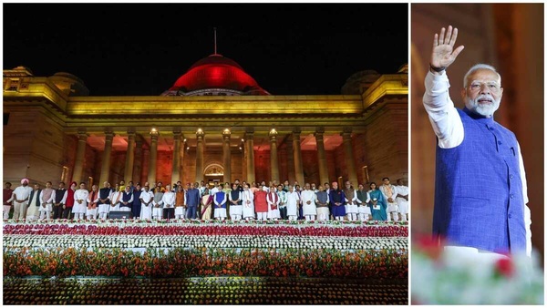 PM Narendra Modi and his 71 Ministers Take Oath At Rashtrapati Bhavan