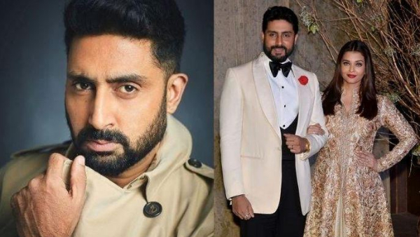 abhishek bachchan react on divorce
