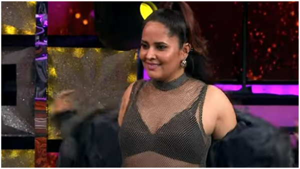 trolling on actress Anasuya who took off her jacket