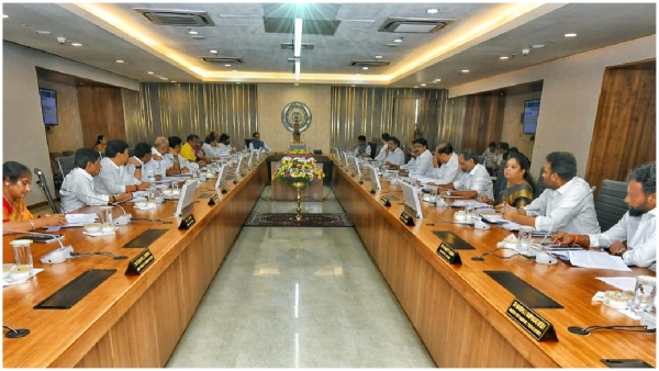 ap cabinet key decisions including nod to mega dsc anna canteens revival babu advice to ministers ap cabinet key decisions including nod to mega dsc anna canteens revival babu advice to ministers