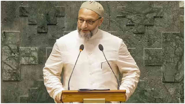 Asaduddin Owaisi swearing-in controversy in Parliament says Jai Palestine while taking oath