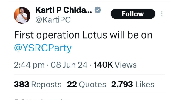 operation Lotus BJP targets YSRCP MP s trouble deepens for Jagan