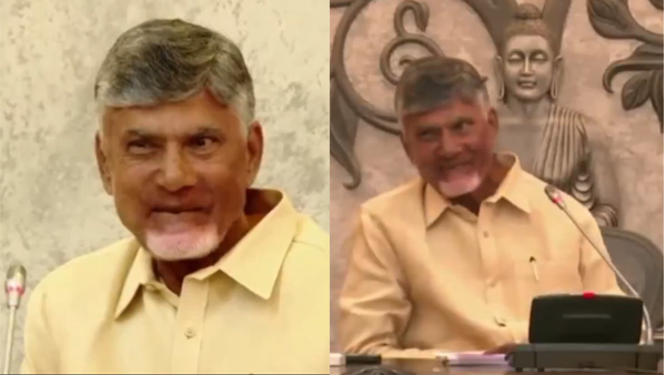 AP CM nara Chandrababu naidu could not stop laughing after seeing the video of former minister Ambati Rambabu