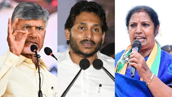 Purandeswari requests Chandrababu to inquire on liquor and sand irregularities to put Jagan in pressure Purandeswari requests Chandrababu to inquire on liquor and sand irregularities to put Jagan in pressure