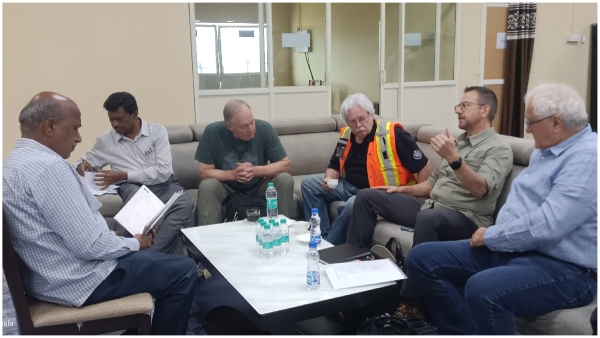 Experts Team reaches polavaram to inspect the project and give Report on future construction