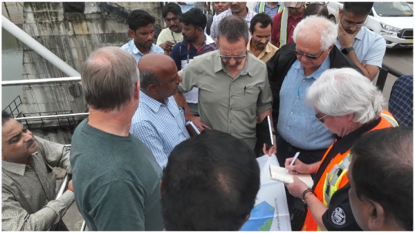 Experts Team reaches polavaram to inspect the project and give Report on future construction