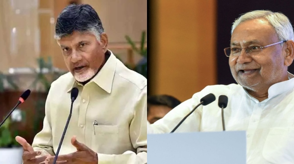 Nitish Absent at Chandrababus swearing in ceremony Is he sending a message to the NDA