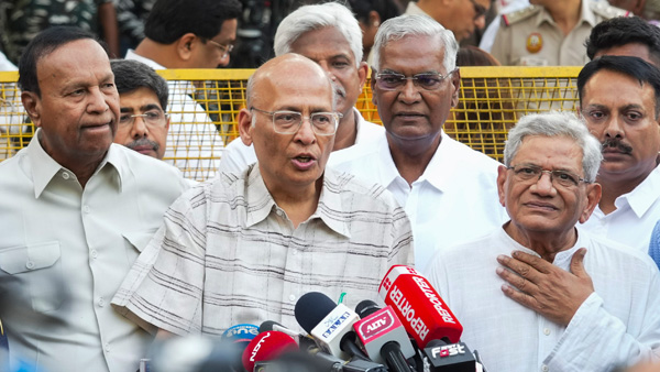 An INDIA bloc delegation met the EC on Postal Ballots