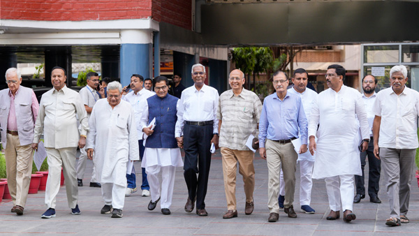 An INDIA bloc delegation met the EC on Postal Ballots