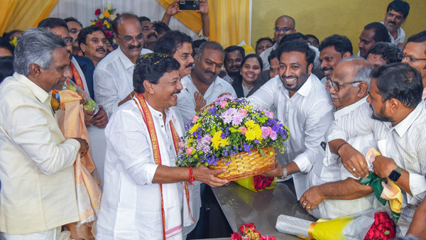 Minister Kandula Durgesh took charge as minister and invited film industry to come for movies