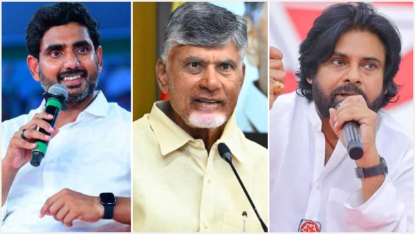 Nara Lokesh likely to hold key port folios in Chandra Babu new cabinet Pawan to take final decision
