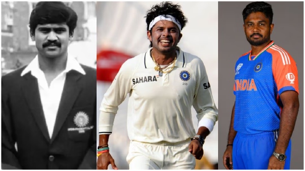 Malayali Cricketers from Sunil Valson to Sanju Samson part of the the team when India wins the trophies