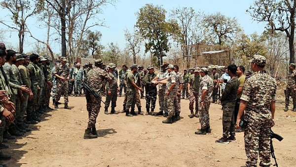 Shock for Maoists 8 Maoists killed in massive encounter Alert in Telangana too