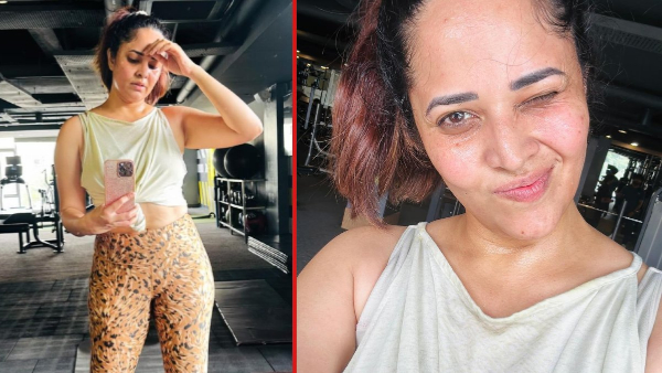 Anasuya Bharadwaj Sweats It Out At The Gym