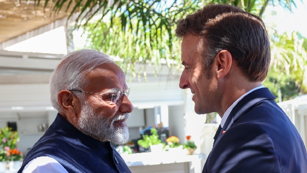pm modi discuss bilateral issues with macron rishi sunak on G7 sidelines