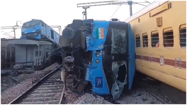 An early morning train accident occurred near Madhopur in Punjab