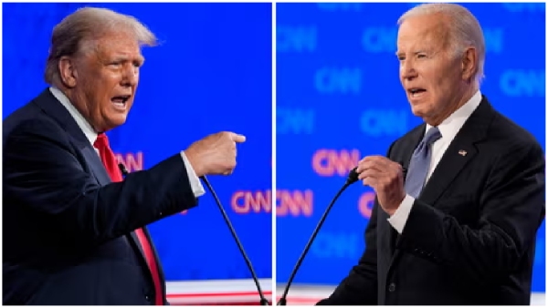 Trump vs Biden First Presidential Debate over Economy Democracy And Age