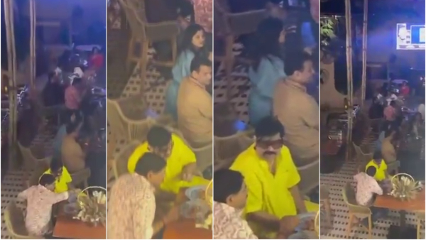 astrologer Venu Swamy Spotted at Pub