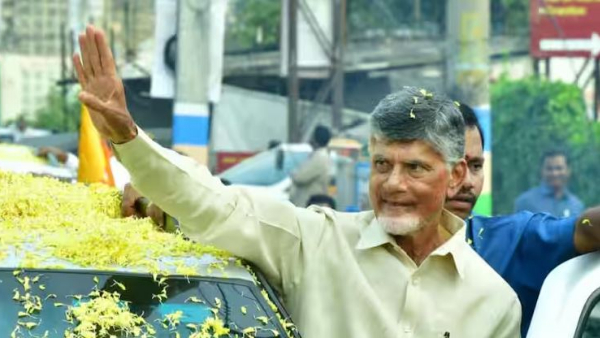 AP CM Chandrababu reached Hyderabad