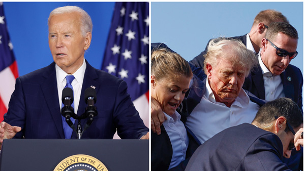 Politics should do at the ballot box not with bullets says Joe Biden
