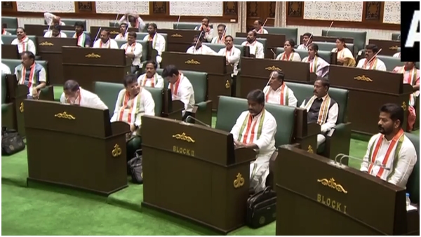 CM revanth reddy record break and push back kcr with 17hrs continuous assembly session