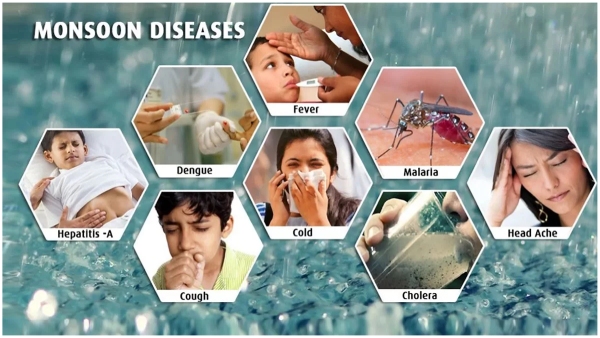The health department has made several suggestions on monsoon diseases